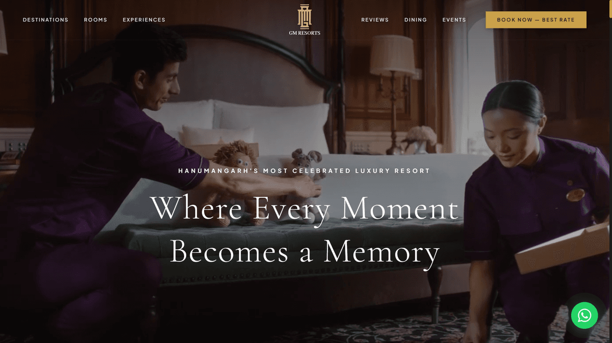 GM Resort Website