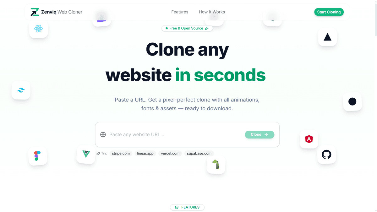 Zenviq Web Cloner